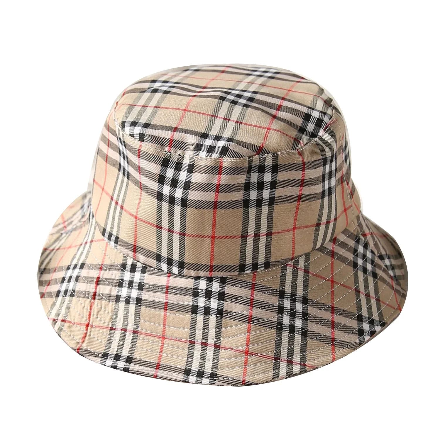 Retro Plaid Bucket Hat